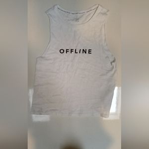 NEW AERIE offline muscle workout tee top,xs